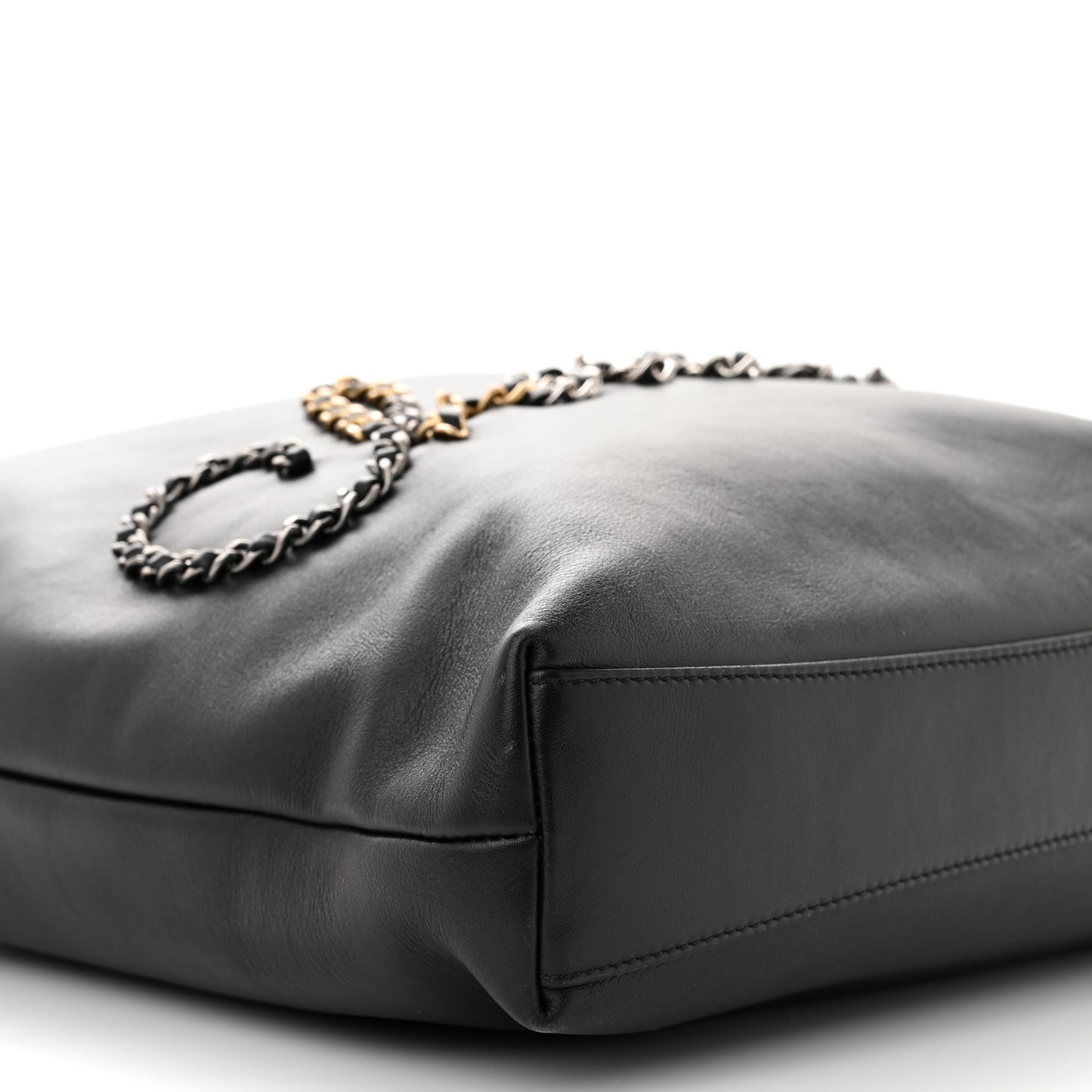 Calfskin Chain 20s Signe Tote Black