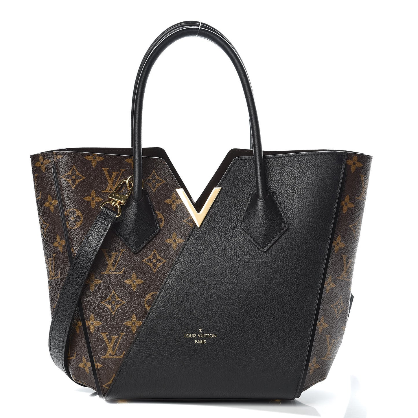 Calfskin Monogram Kimono Tote PM Black