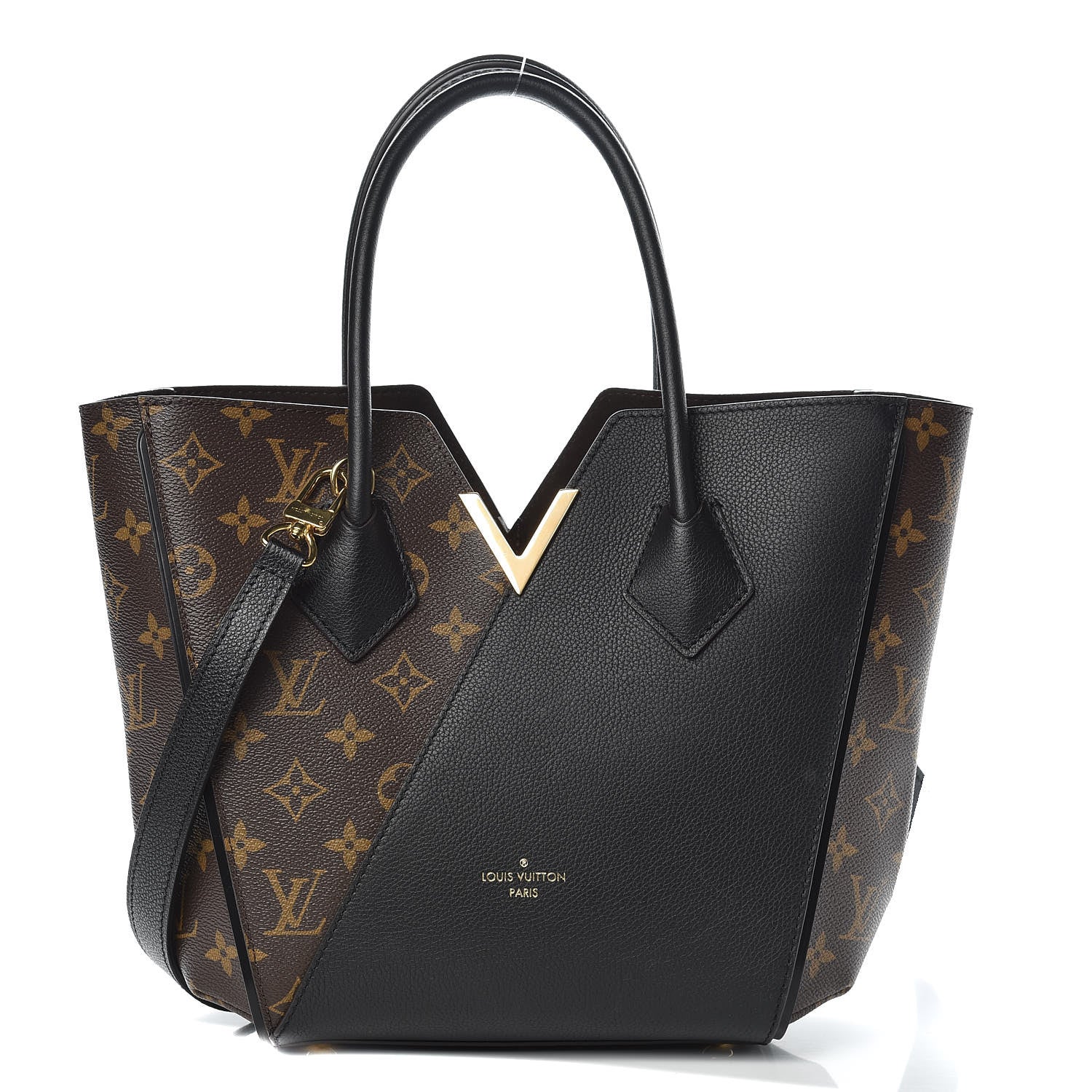 Louis Vuitton Calfskin Monogram Kimono Tote PM Black 1 of 9