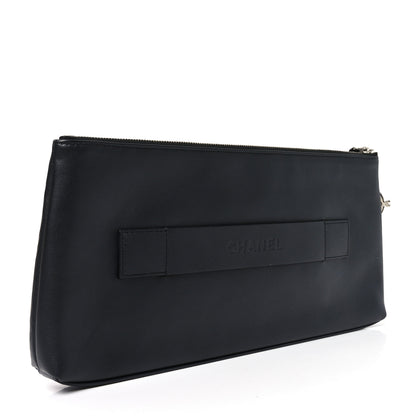 Chanel Metallic Calfskin Keyboard Pouch Black 3 of 9