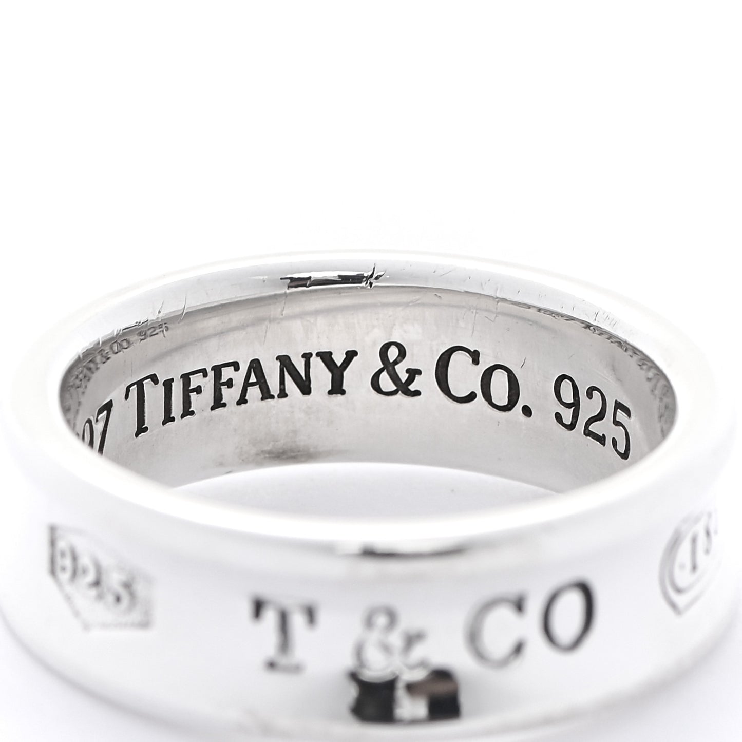 Sterling Silver 1837 Band Ring 55 7.25