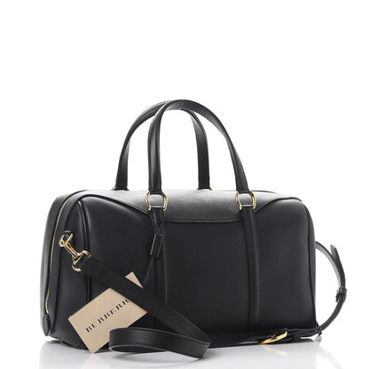 Burberry Derby Calfskin Medium Alchester Bowling Bag Black 4 of 8