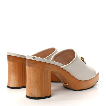 Gucci Granada Kid Houdan Platform Slide Sandals 41 Mystic White 4 of 10