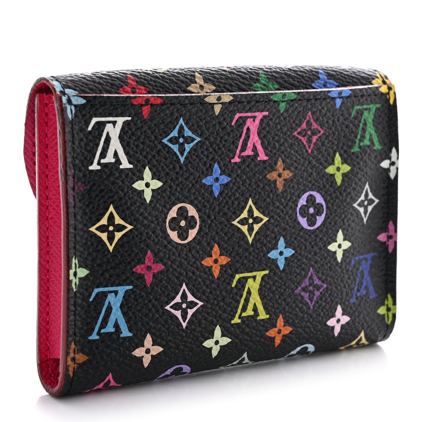 Monogram Multicolor Business Card Holder Black Grenade