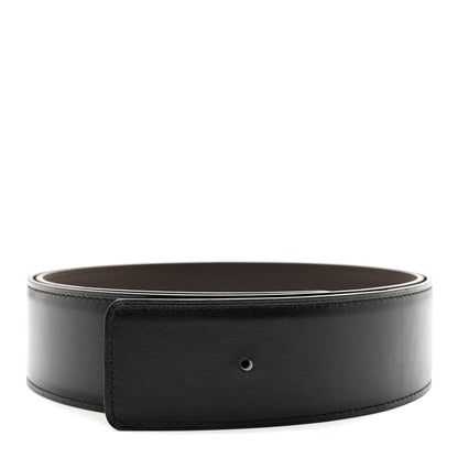 Hermes Box Swift 38mm Belt Strap 95 38 Black Chocolate 1 of 6