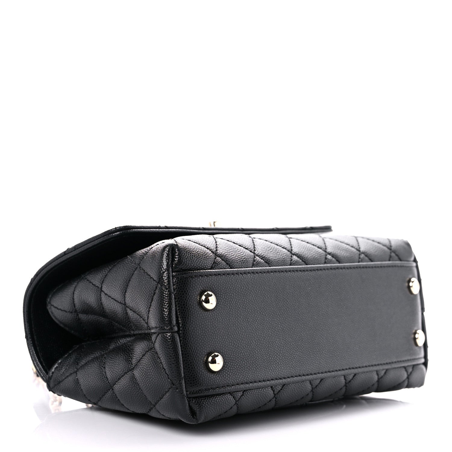 Chanel Caviar Quilted Mini Coco Handle Flap Black 4 of 9