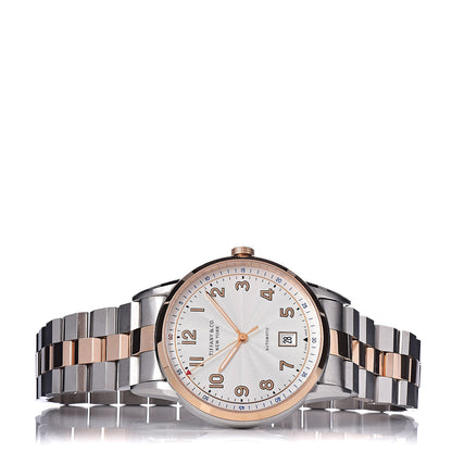 Tiffany Stainless Steel 18K Rose Gold 40mm CT60 3-Hand Automatic Watch 3 of 7