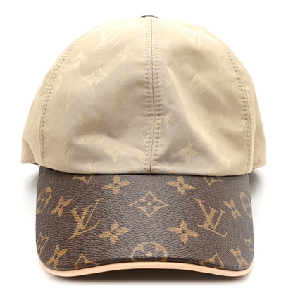 Louis Vuitton Polyester Silk Monogram LV Get Ready Cap M Beige 3 of 9