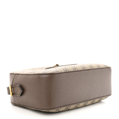 Gucci GG Supreme Monogram Web Neo Vintage Shoulder Bag Beige New Acero Crop 4 of 11