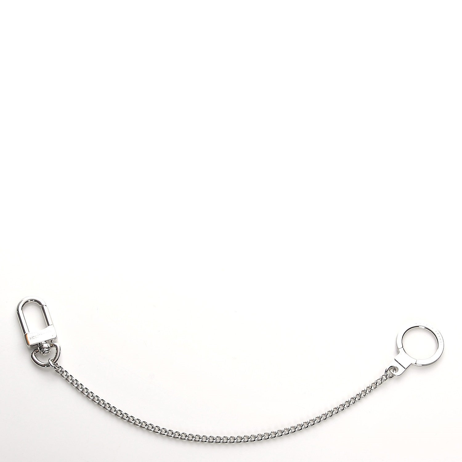 Louis Vuitton Pochette Extender Key Ring Chain Silver 1 of 5