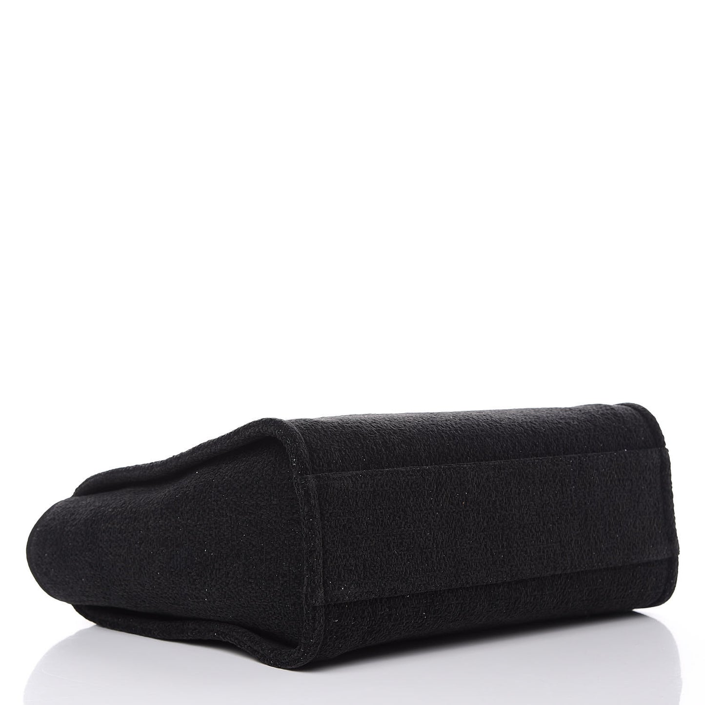 Lurex Boucle Small Deauville Tote Black