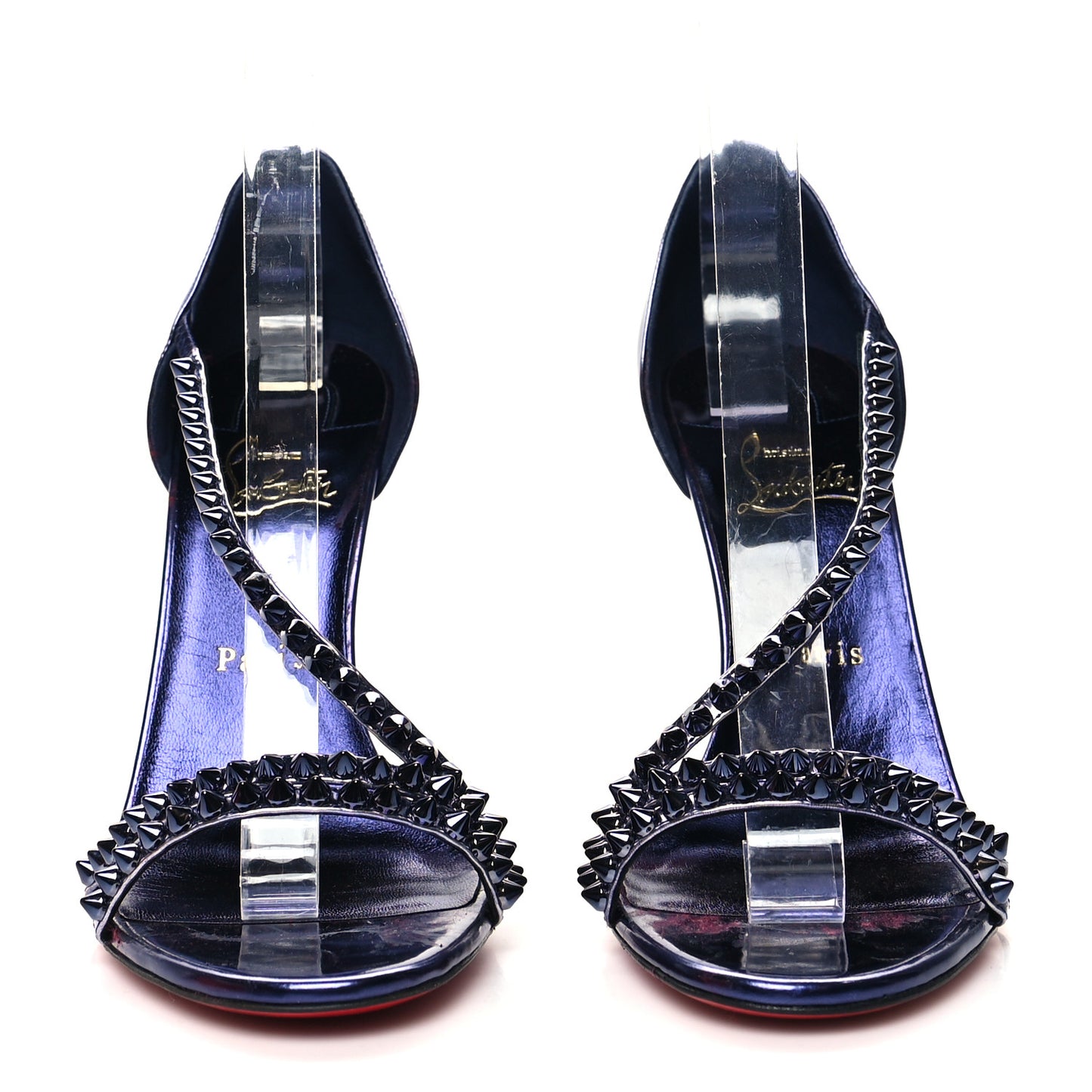 Specchio So Spike 100 Sandals 40.5 By Night