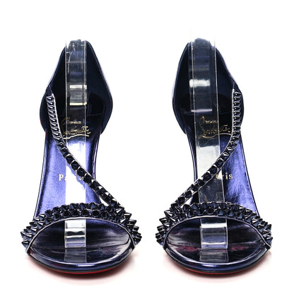 Christian Louboutin Specchio So Spike 100 Sandals 40.5 By Night 2 of 11