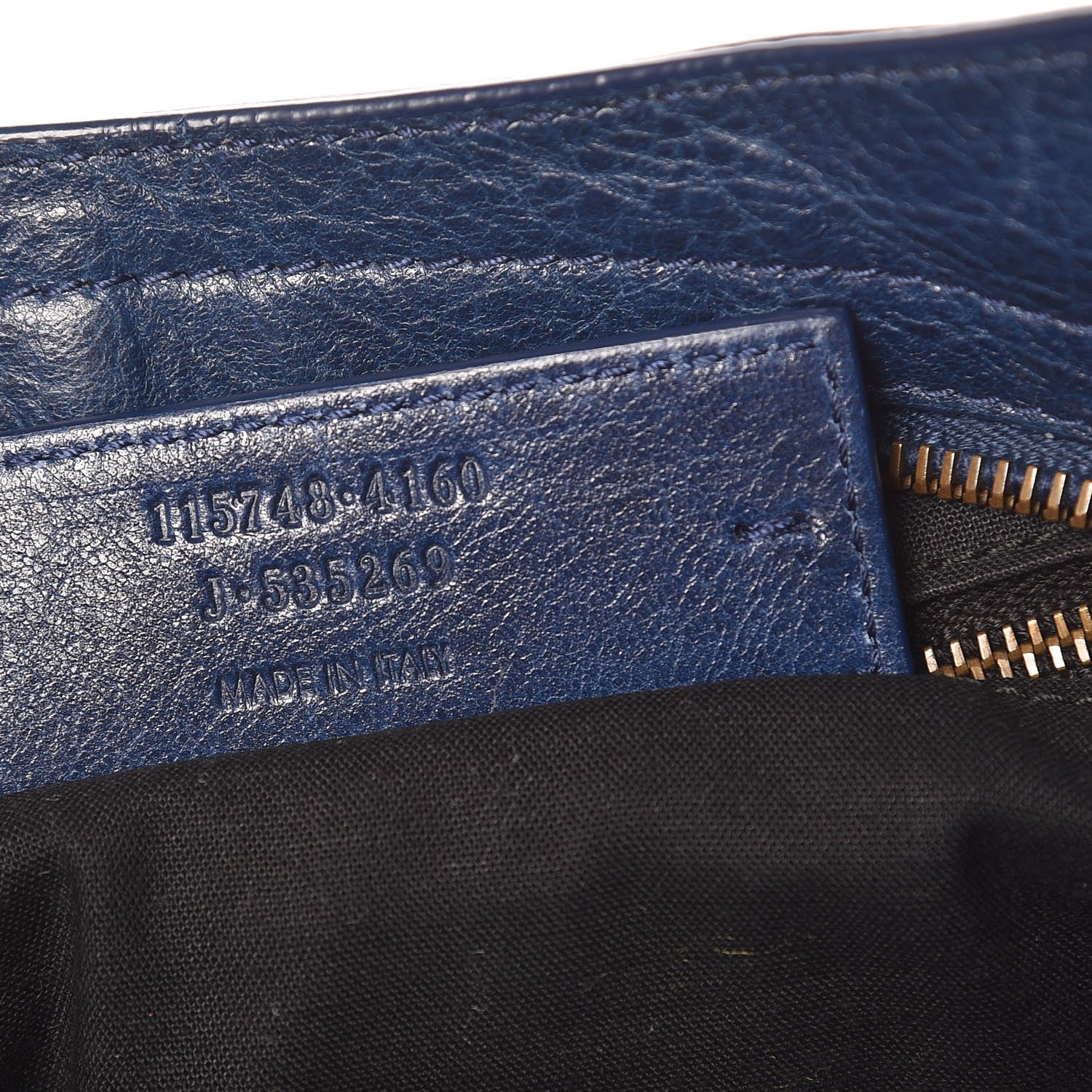 Balenciaga Agneau Classic Hardware City Bleu Mineral 8 of 15
