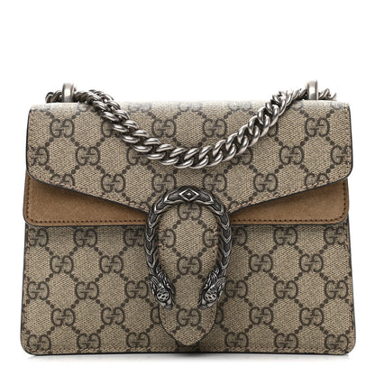 Gucci GG Supreme Monogram Mini Dionysus Shoulder Bag Taupe 1 of 13