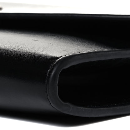 Celine Shiny Smooth Calfskin C Wallet On Chain Bag Black 8 of 9