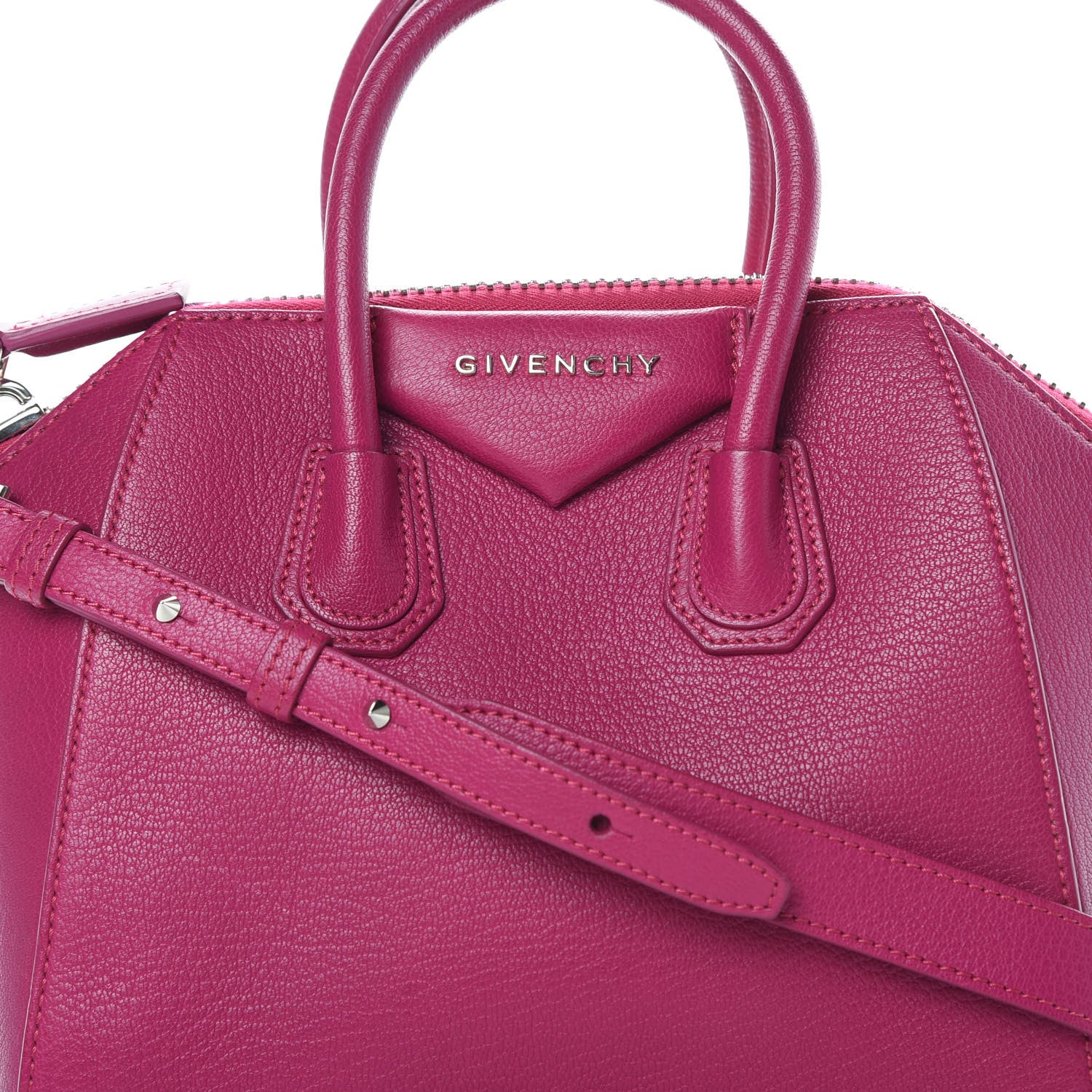 Givenchy Sugar Goatskin Mini Antigona Magenta 8 of 11