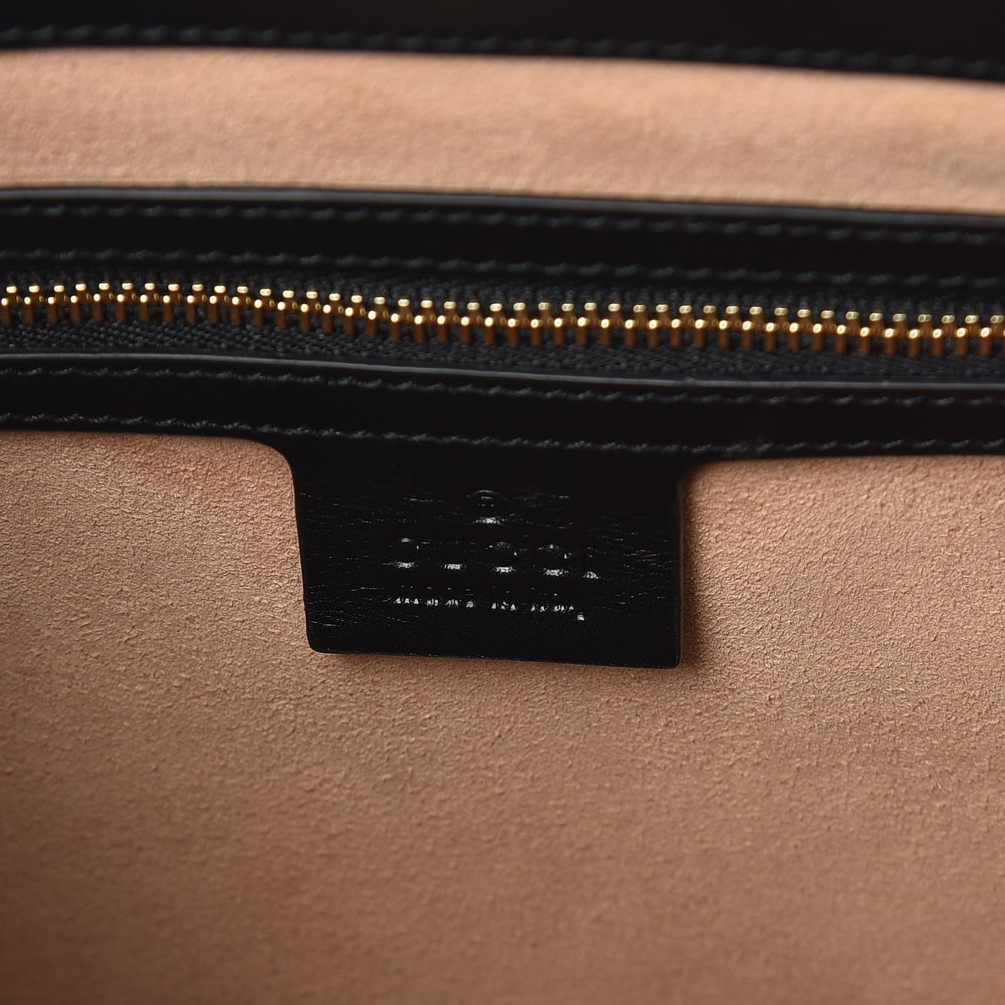Nappa Bamboo Web Medium Nymphaea Top Handle Bag Black