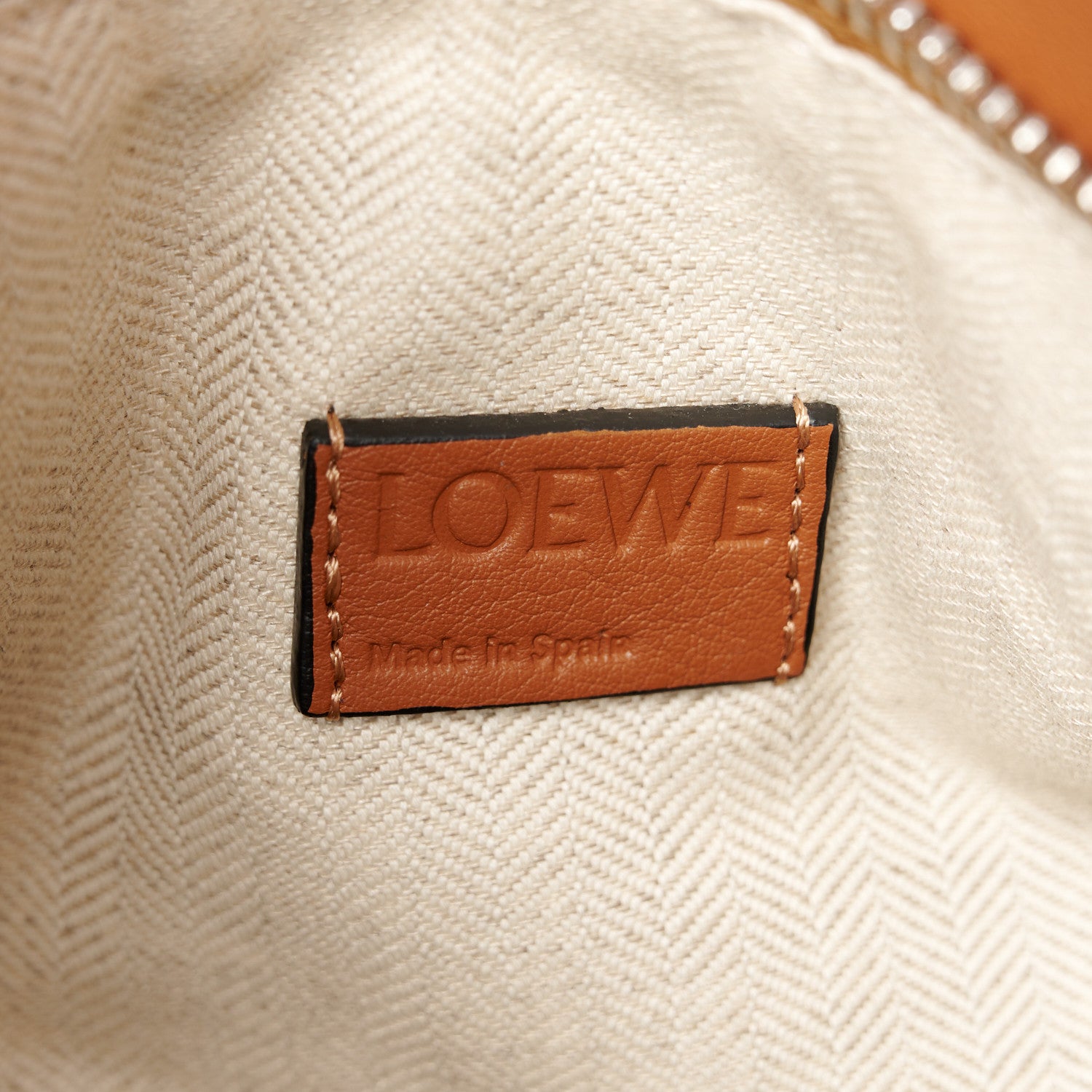 Loewe Calfskin Large Puzzle Edge Bag Tan 6 of 10