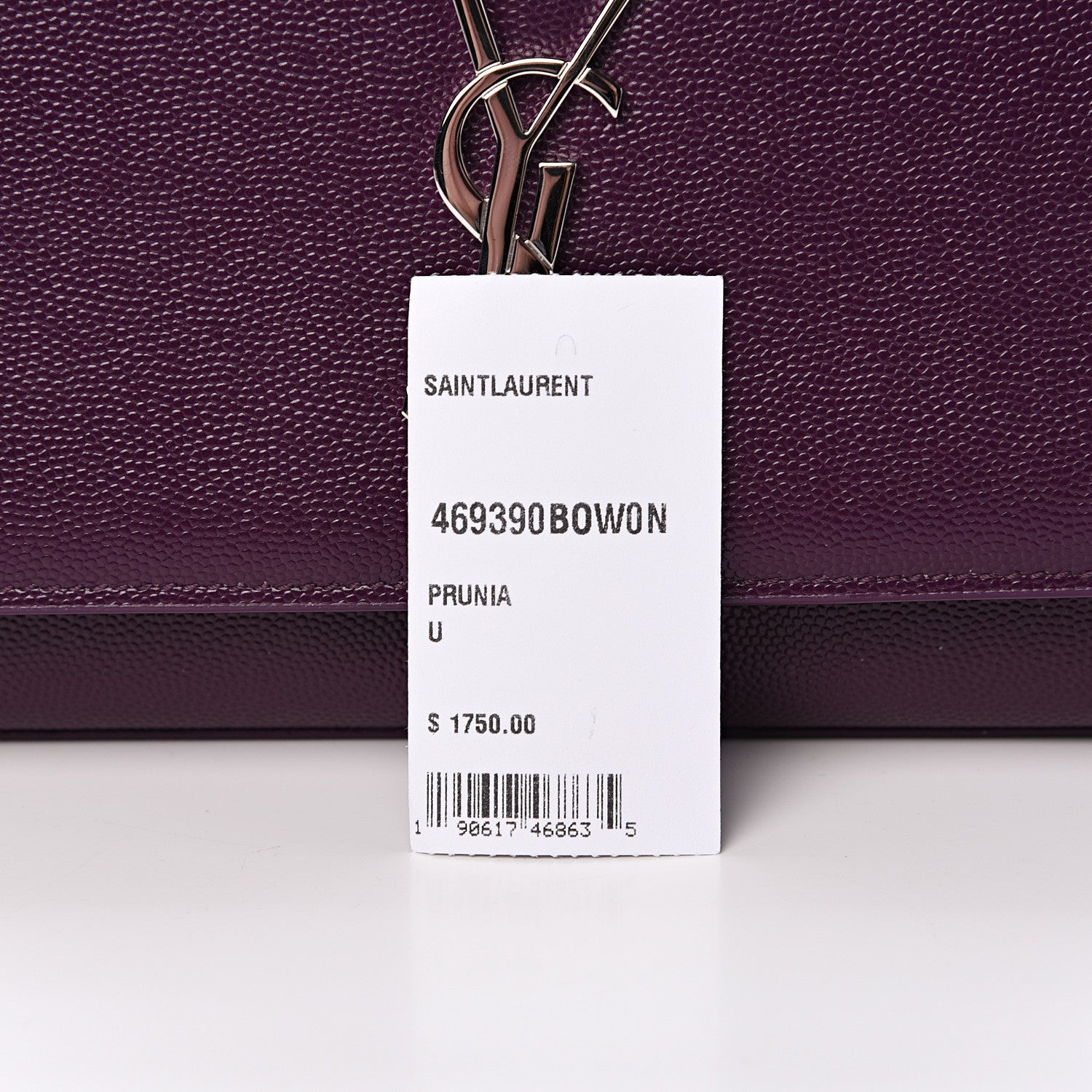 Saint Laurent Grain De Poudre Small Monogram Kate Satchel Lilac 11 of 11