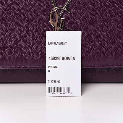 Saint Laurent Grain De Poudre Small Monogram Kate Satchel Lilac 11 of 11