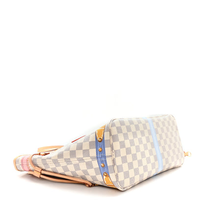 Louis Vuitton Damier Azur Summer Trunks Neo Neverfull MM 5 of 12