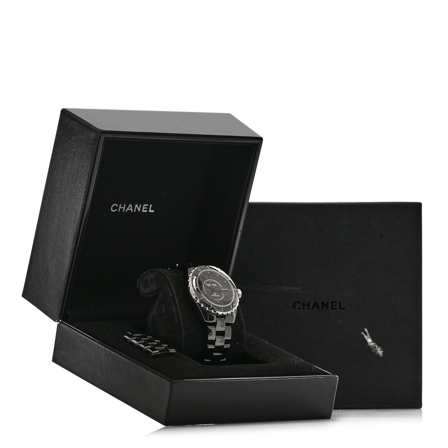 Chanel Stainless Steel Ceramic 38mm J12 Phantom Automatic Watch Black 5 of 5