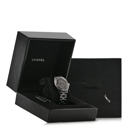 Chanel Stainless Steel Ceramic 38mm J12 Phantom Automatic Watch Black 5 of 5
