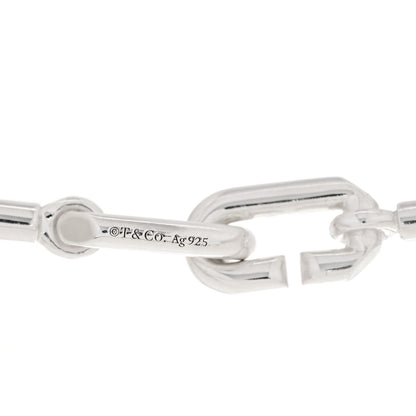 Tiffany Sterling Silver Pearl HardWear Lock Bracelet 3 of 4