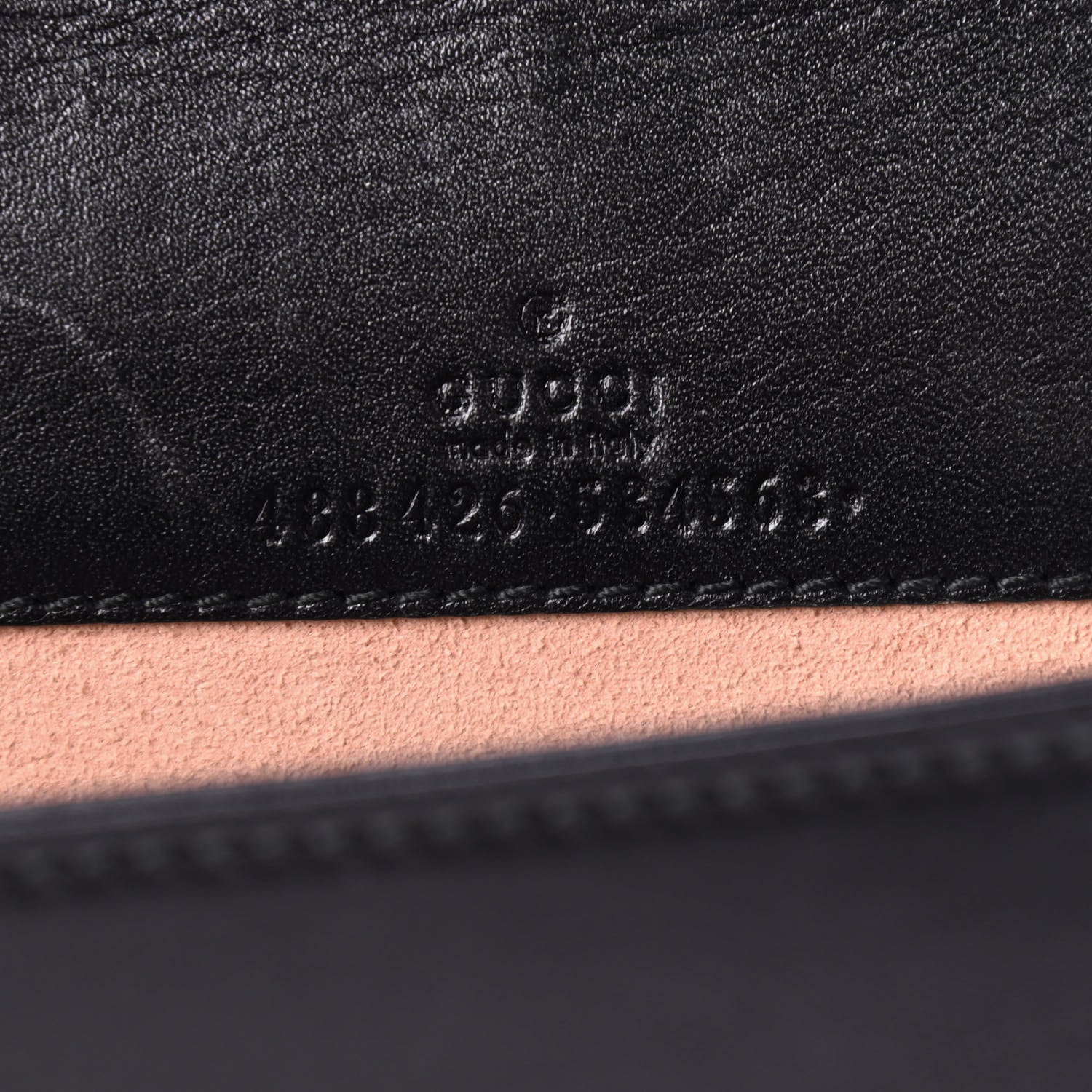 Gucci Calfskin Matelasse GG Marmont Mini Bag Black 6 of 11