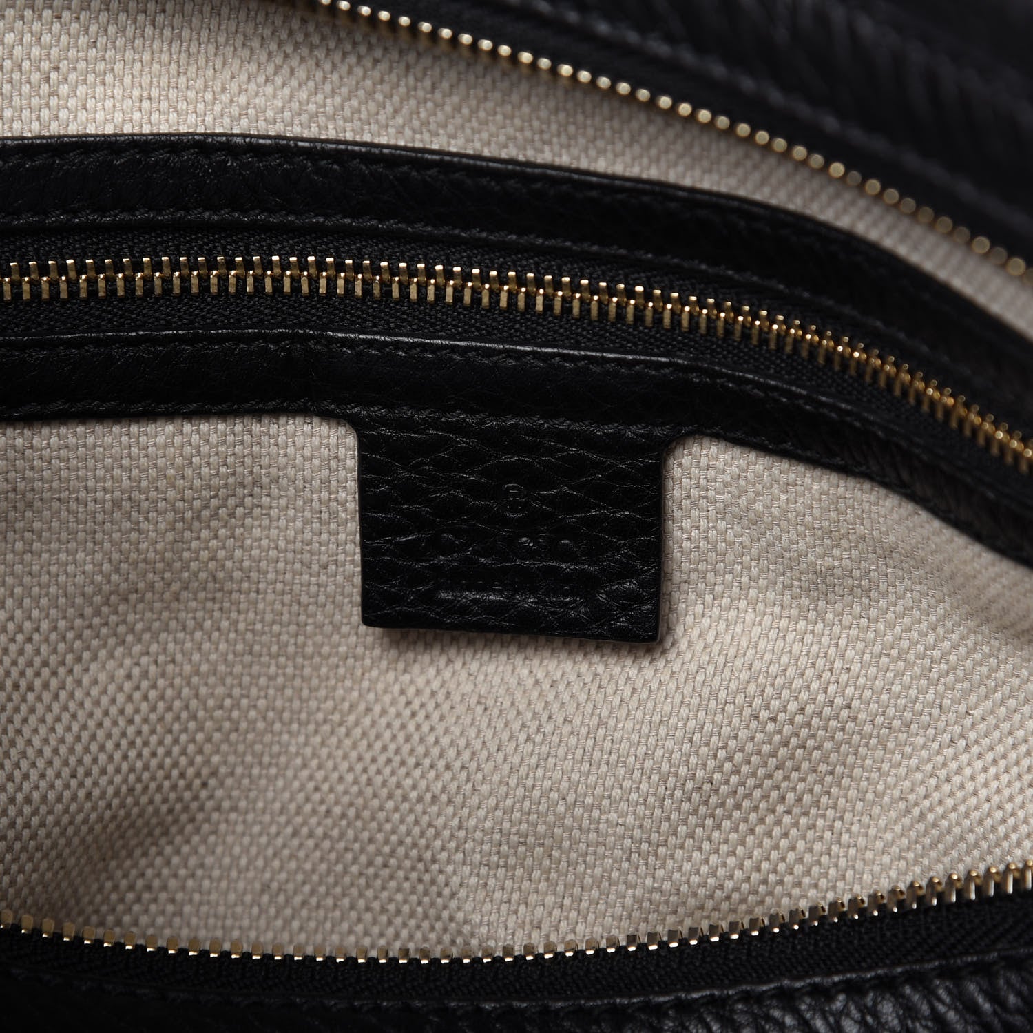 Gucci Pebbled Calfskin Medium Soho Chain Hobo Black 8 of 10