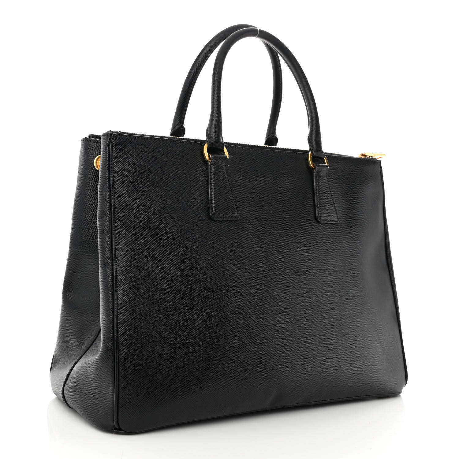 Prada Saffiano Medium Galleria Double Zip Tote Black 3 of 11