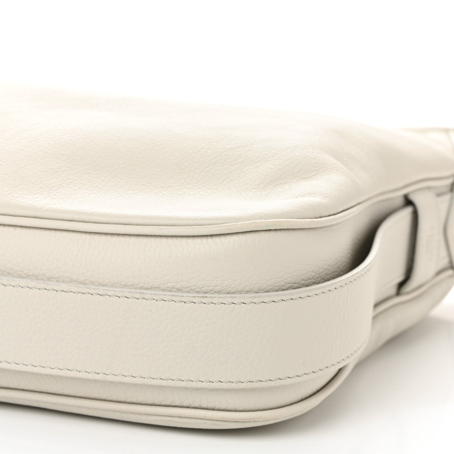 Celine Supple Calfskin Large Romy Shoulder Bag Rice 10 of 10