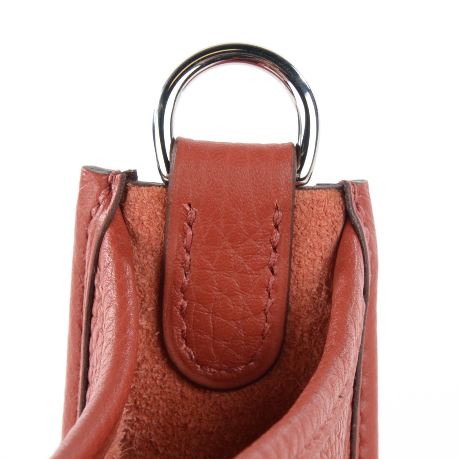 Hermes Taurillon Clemence Amazone Evelyne TPM Sienna 13 of 14