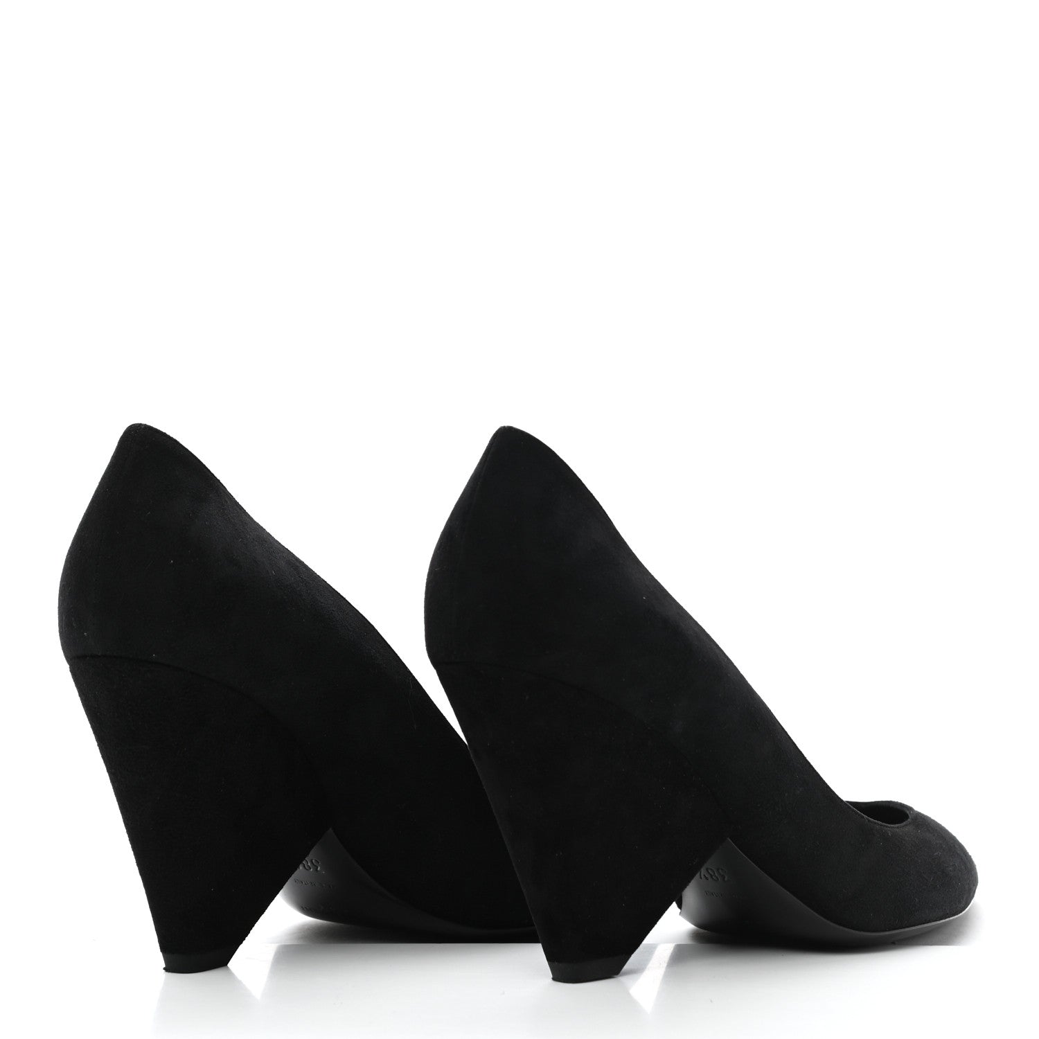 Saint Laurent Suede Niki 85 Pumps 38.5 Black 4 of 9