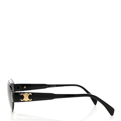Celine Metal Triomphe 01 Sunglasses CL40235U Black Smoke 3 of 6