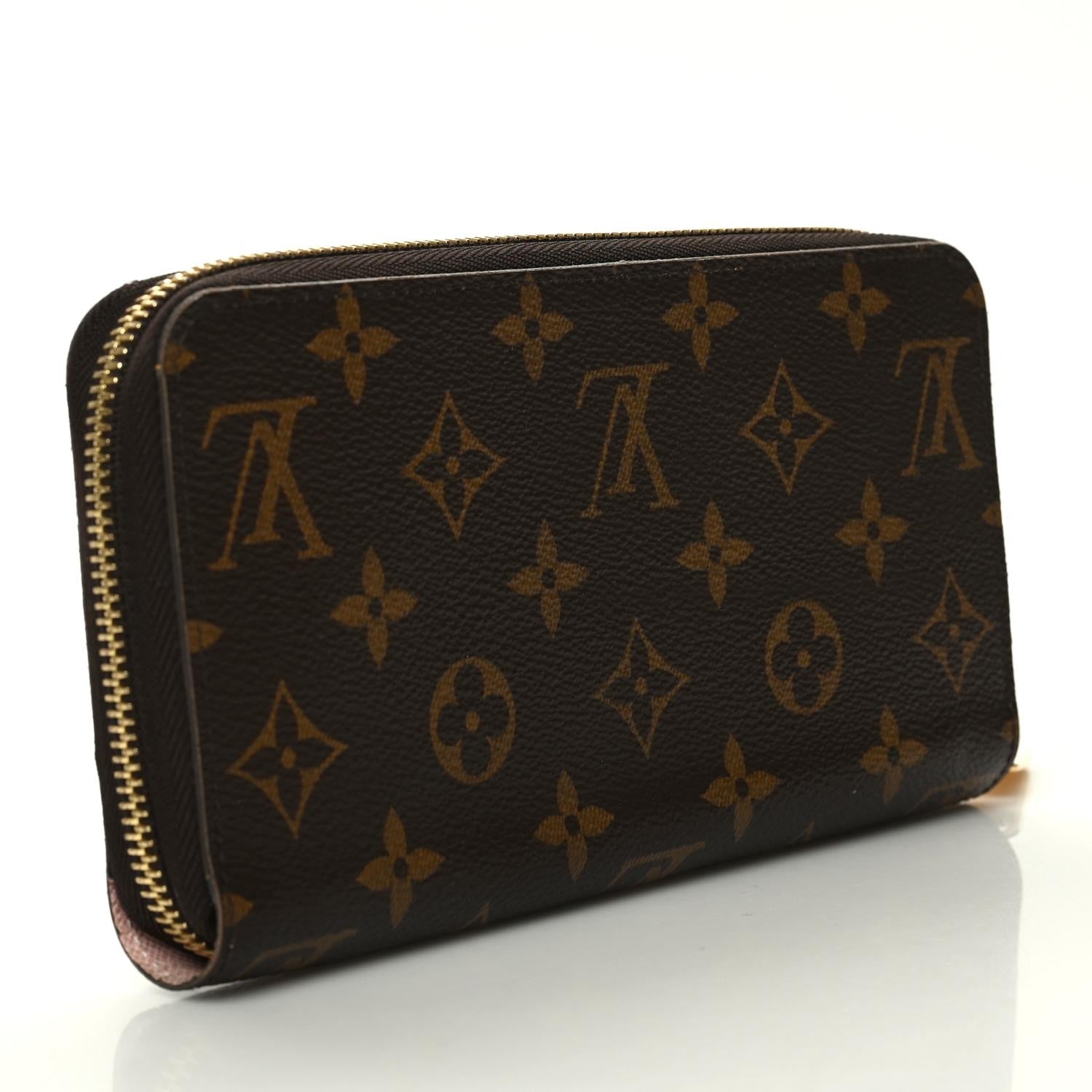 Louis Vuitton Monogram Zippy Wallet Rose Ballerine 3 of 6