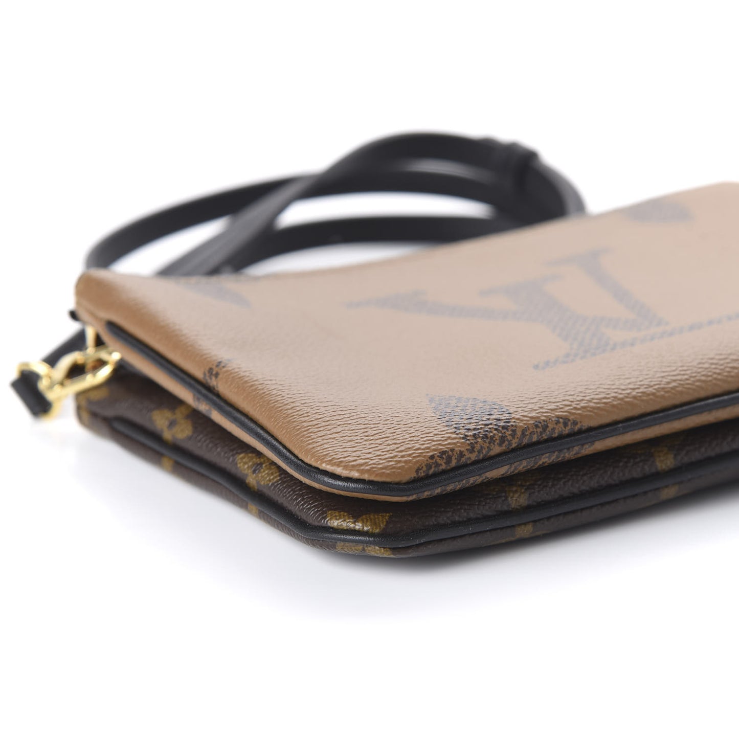 Reverse Monogram Giant Double Zip Pochette