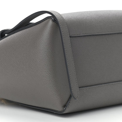 Celine Grained Calfskin Micro Belt Bag Grey 9 of 10