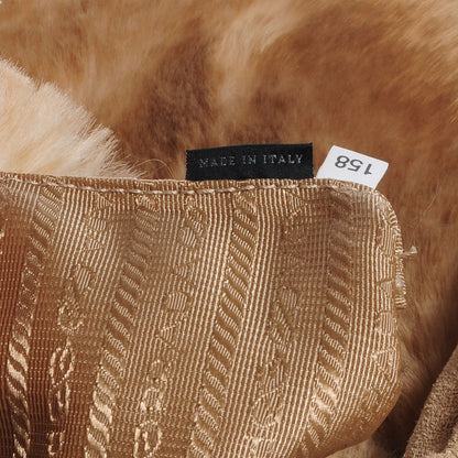 Prada Eco Lapin Faux Fur Open Top Tote Cipria 10 of 14