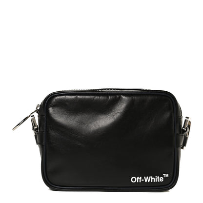 Off-White Calfskin Logo Crossbody Bag Black 1 of 11