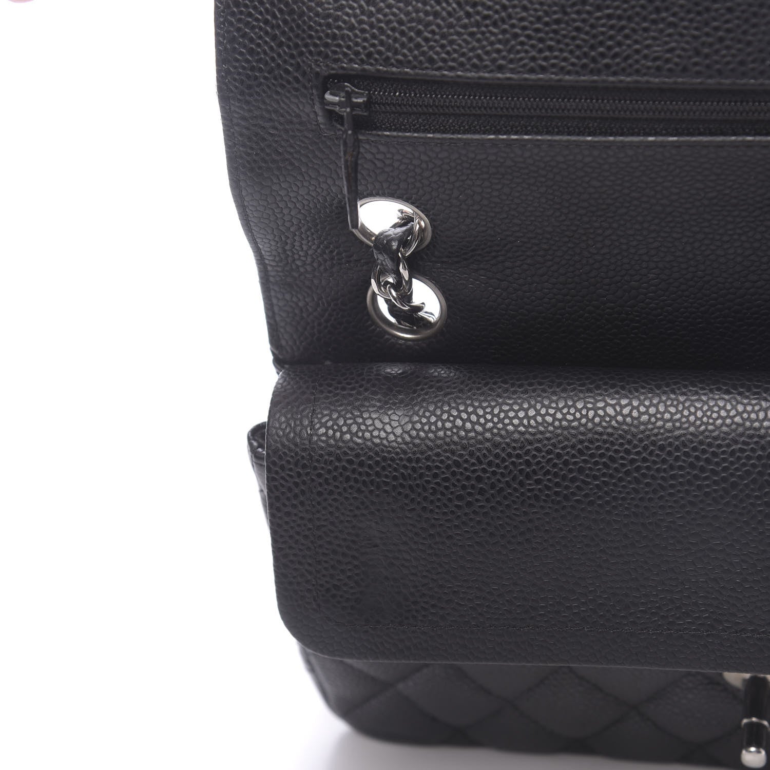 Chanel Caviar Quilted Small Double Flap Black 10 of 12