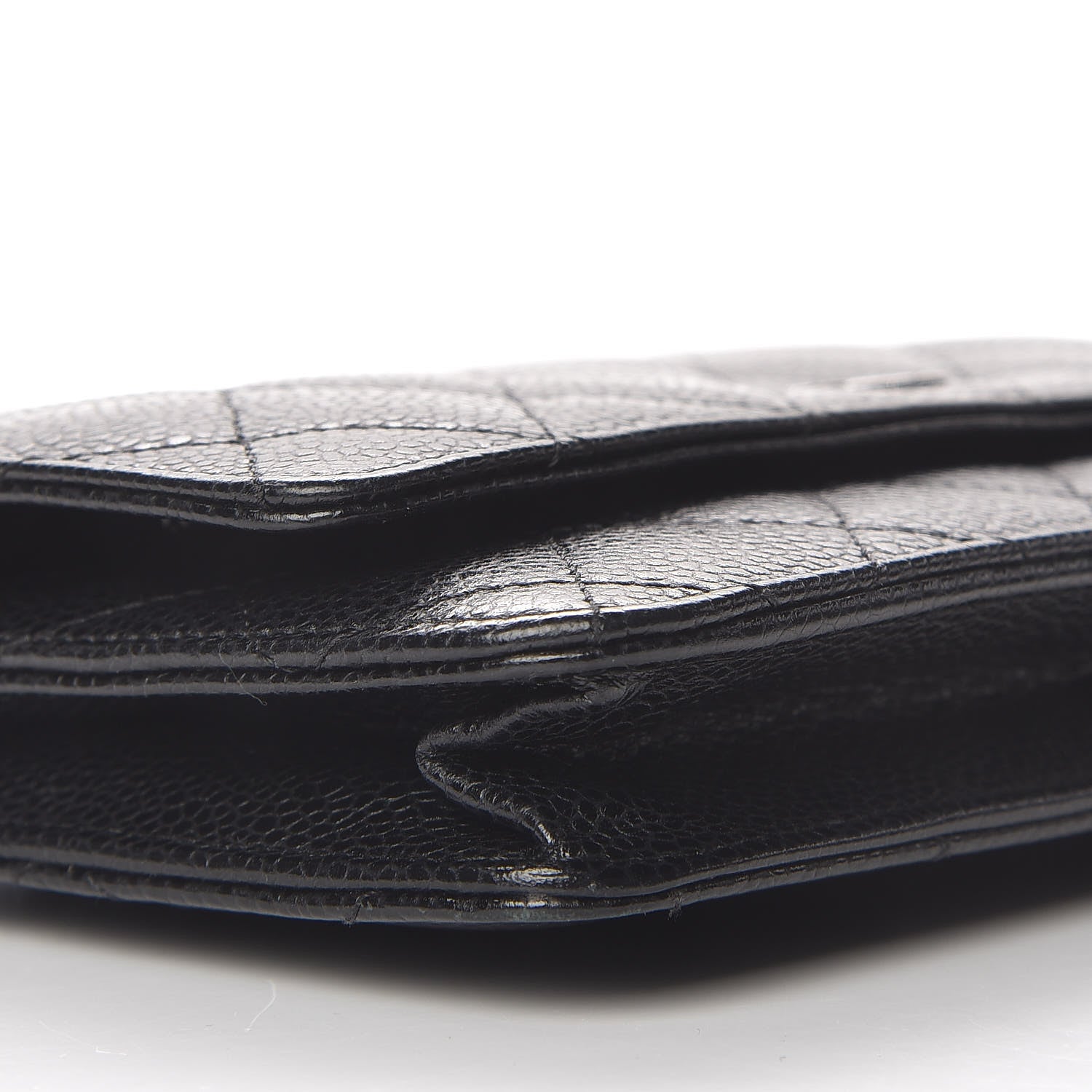 Chanel Caviar Quilted Wallet On Chain WOC Black 9 of 10