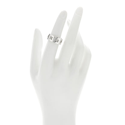 Tiffany Sterling Silver Wide Atlas Pierced Ring 50 5.5 2 of 5