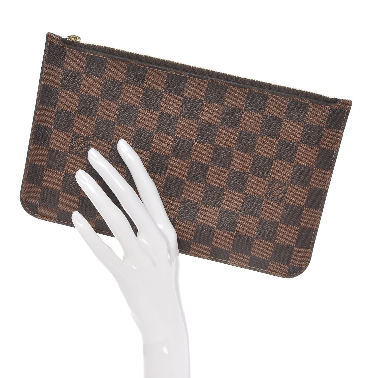 Louis Vuitton Damier Ebene Neverfull MM GM Pochette 2 of 10