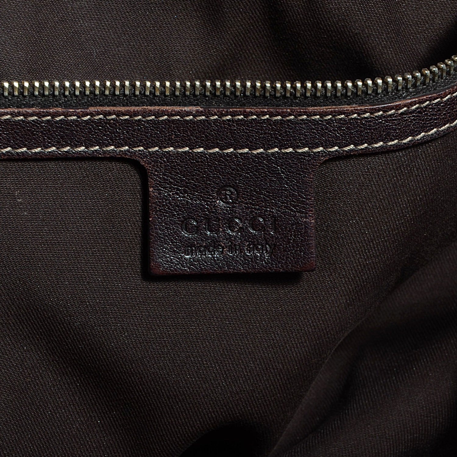 Gucci Monogram Large Positano Tote Brown 6 of 9