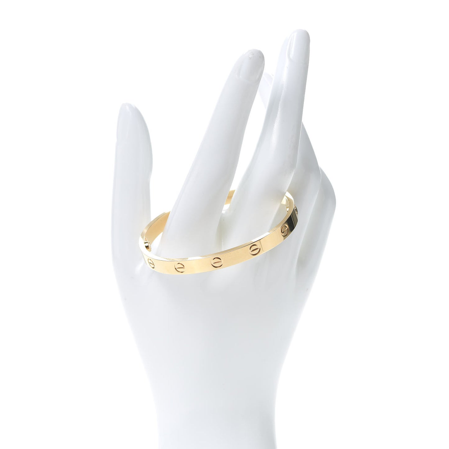 18K Yellow Gold LOVE Bracelet 17
