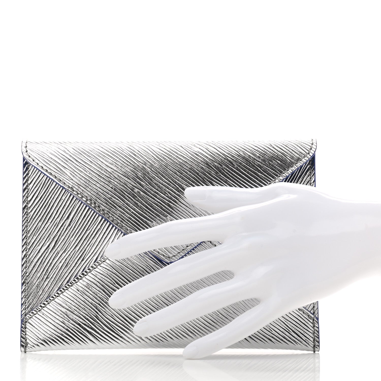 Louis Vuitton Epi Envelope Pouch Platine 2 of 7