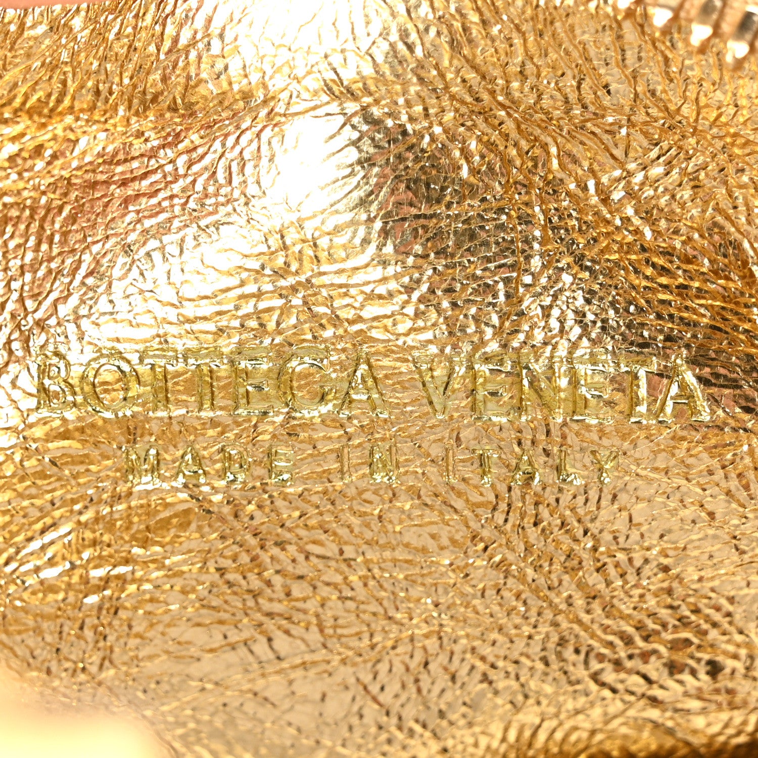 Bottega Veneta Metallic Nappa Intrecciato Mini Jodie Gold 6 of 9