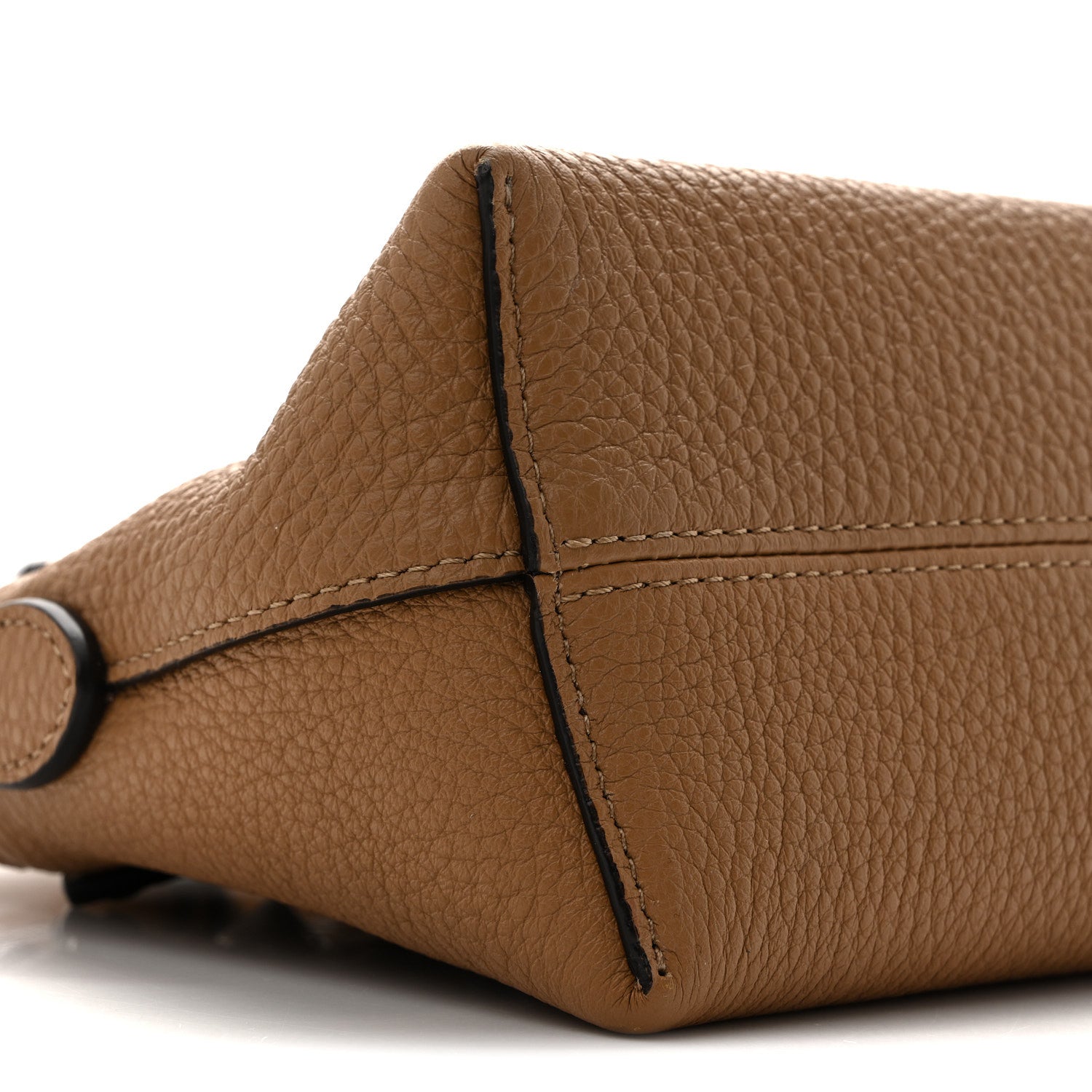 Fendi Cuoio Romano Selleria Sintetica Tape Stitch Mini By The Way Boston Bag Beige 9 of 12